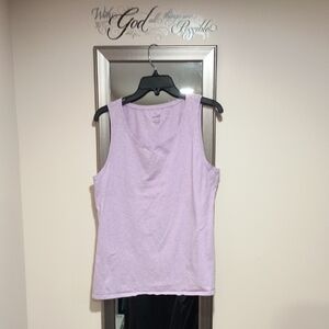 J.Jill Women's Large Lavender Sleeveless Top